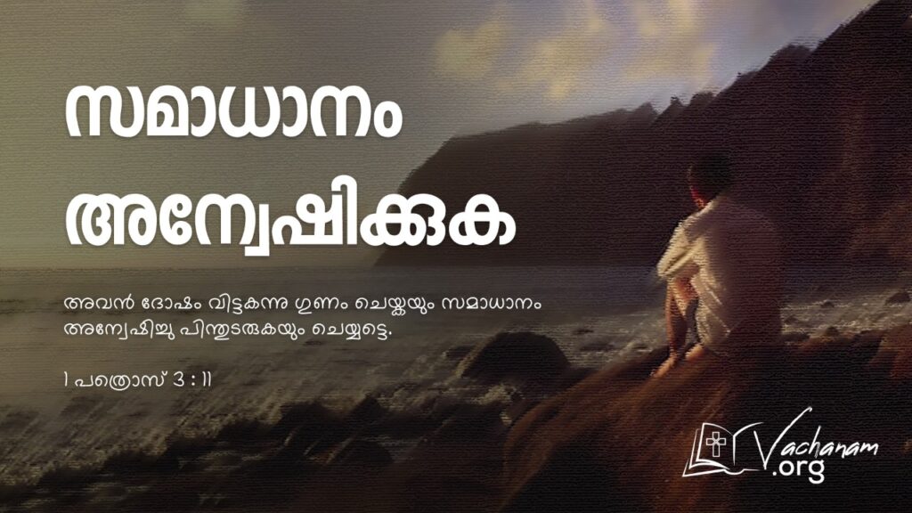 “സമാധാനം അന്വേഷിക്കുക”